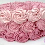 Torta pequeña decorado clasico rosa